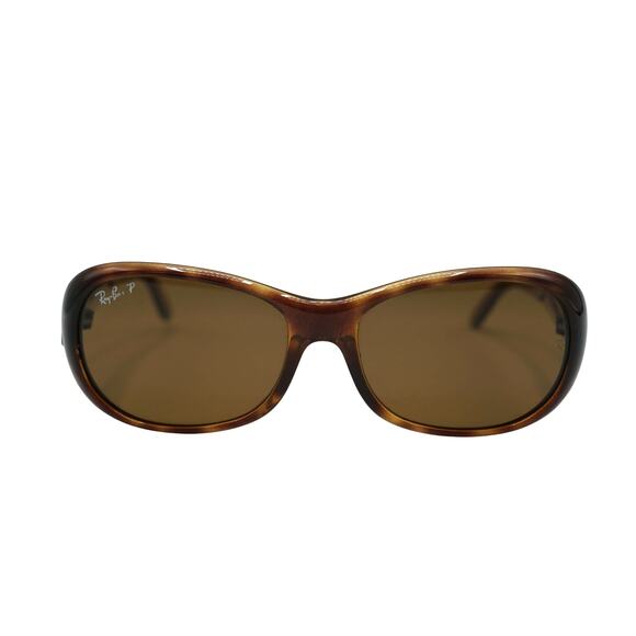 Ray-Ban RB4068 642/57 3P Polarized Brown Havana Sunglasses - Picture 1 of 8
